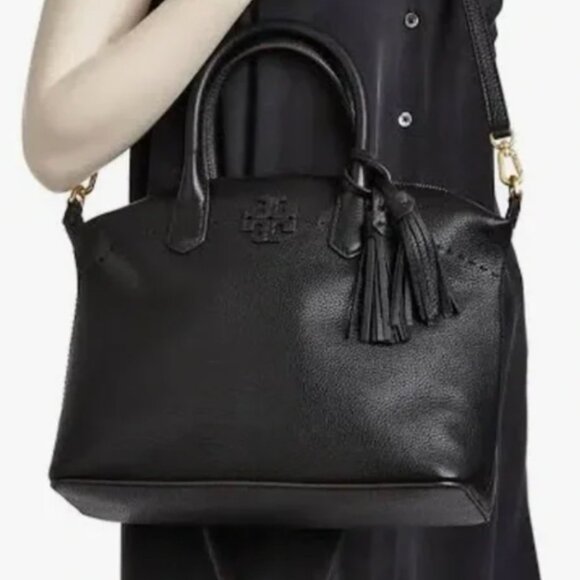 Tory Burch McGraw slouchy leather satchel - Picture 16 of 16